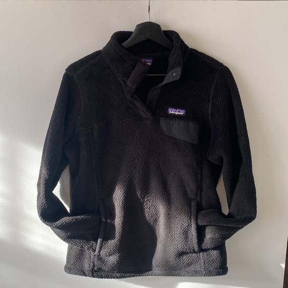 Patagonia Women’s Re-Tool half snap pullover fleece - black - M - Picture 6 of 7